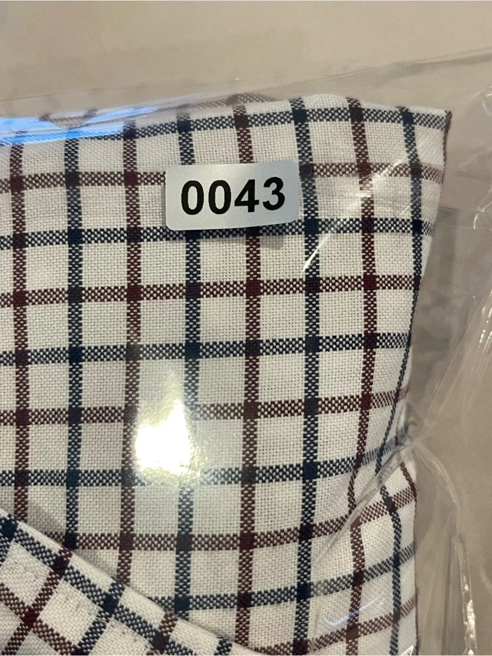 Polo by Ralph Lauren White Shirt with Navy Check